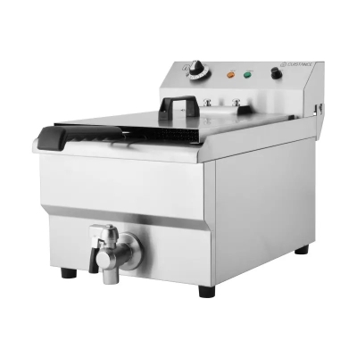 Friteuse électrique sur table en inox 13 L